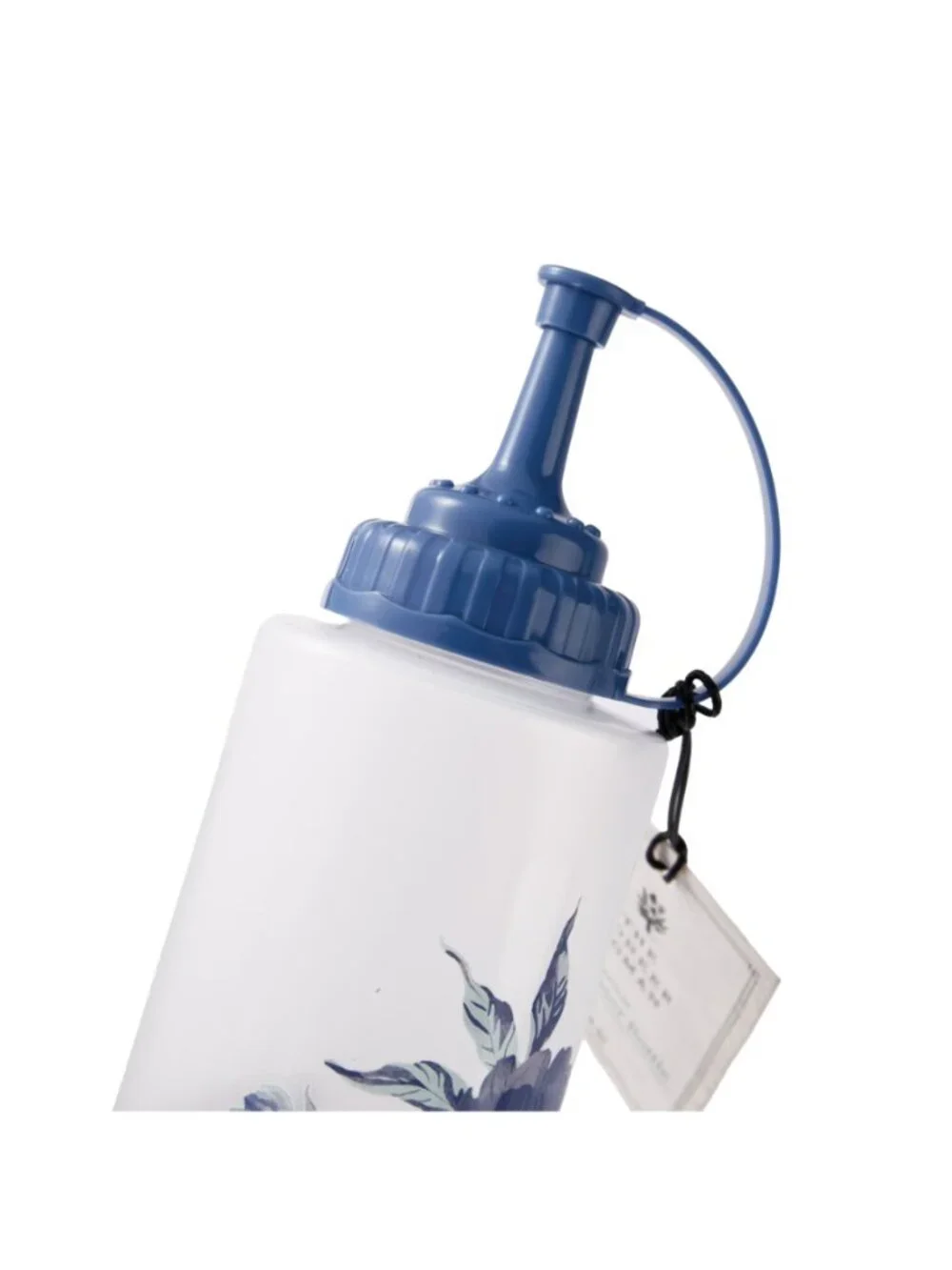 The Pioneer Woman Blue Delilah Oil & Vinegar Dispensing Squeeze Plastic Bottle